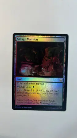 MTG Marvel Spider-Man Savage Mansion Foil #0183 Magic The Gathering - Image 1
