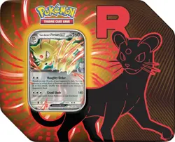Pokemon Fall 2025 Team Rocket's Persian EX Tin - Image 1