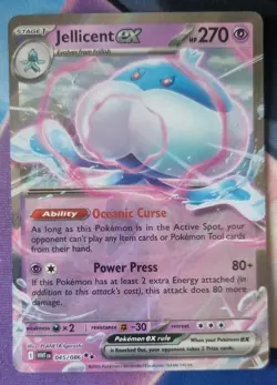 Jellicent EX 045/086 White Flare Double Rare NM-Mint Pokemon Card TCG - Image 1