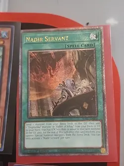 Yugioh! Nadir Servant - RA01-EN062 - Quarter Century Secret Rare - 1st Edition N - Image 1