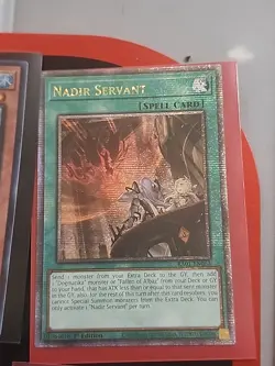 Yugioh! Nadir Servant - RA01-EN062 - Quarter Century Secret Rare - 1st Edition N - Image 2