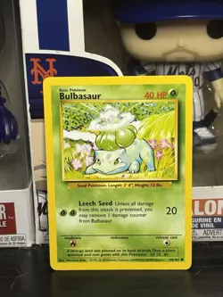 Pokemon TCG Base Set - Bulbasaur #44/102 - Common Non Holo Card - Image 1
