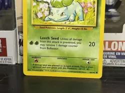 Pokemon TCG Base Set - Bulbasaur #44/102 - Common Non Holo Card - Image 3