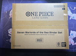 Sealed One Piece Card Game Seven Warlords Of The Sea Binder English Set - Image 1