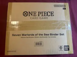 One Piece Card Game Seven Warlords of the Sea Binder Set English, New Sealed - Image 1