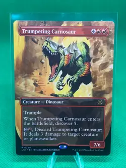 MTG - LCI - Trumpeting Carnosaur (Borderless) #324 - Image 1
