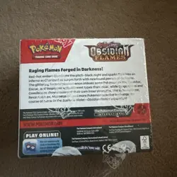 Pokemon TCG Scarlet Violet Obsidian Flames Booster Box - New Sealed - Torn Seal - Image 3