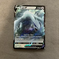 Pokemon TCG Lugia V Silver Tempest 138/195 Holo Ultra Rare NM - Image 1