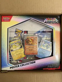 Pokemon TCG SV8.5 Prismatic Evolutions Poster Collection Box Factory Sealed - Image 1