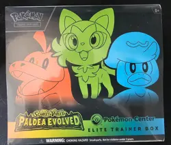 Scarlet & Violet Paldea Evolved Pokemon Center Elite Trainer Box ETB SEALED - Image 1