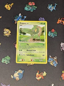 Pokemon Cards Tropius 52/111 Promo Prerelease Rising Rivals - (NM) ErrorUU - Image 1