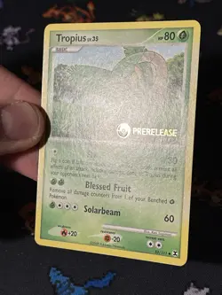 Pokemon Cards Tropius 52/111 Promo Prerelease Rising Rivals - (NM) ErrorUU - Image 3