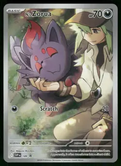 N's Zorua - 189 Promo Holo NM Pokemon SV: Scarlet & Violet Promo Cards - Image 1