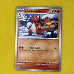 Charmeleon 027/197 UnCommon Obsidian Flames scarlet & Violet Pokemon Card NM - Image 1