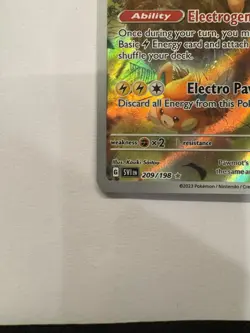 Pokemon Pawmot TCG Scarlet & Violet Base Set Illustration Rare Card 209/198 NM - Image 2