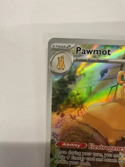 Pokemon Pawmot TCG Scarlet & Violet Base Set Illustration Rare Card 209/198 NM - Image 5