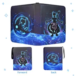 9-Pocket Card Binder Holder Fits 900 Cards, Card Book Collector Album Folder - Image 2