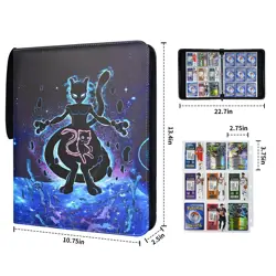 9-Pocket Card Binder Holder Fits 900 Cards, Card Book Collector Album Folder - Image 4