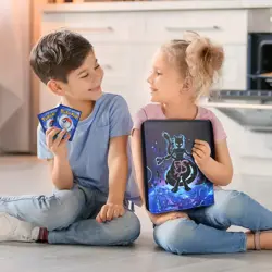 9-Pocket Card Binder Holder Fits 900 Cards, Card Book Collector Album Folder - Image 5