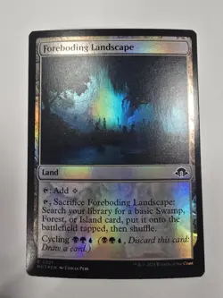 Foreboding Landscape Modern Horizons 3 Foil Magic The Gathering - Image 1