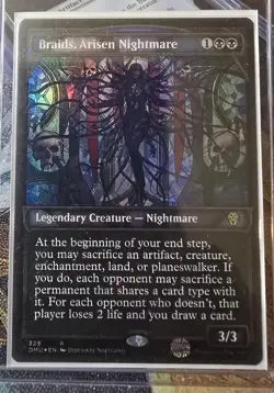 Braids, Arisen Nightmare (Textured Foil) Dominaria United Foil - Image 1