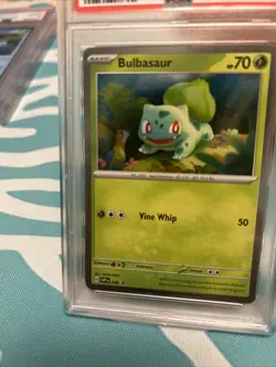 PSA 10 GEM MINT Bulbasaur 046 Black Star Promo 151 Poster Collection Pokemon - Image 5
