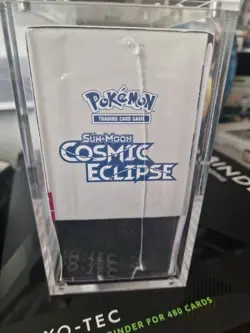 Pokemon Sun And Moon Cosmic Eclipse Elite Trainer Box New Sealed In Acrylic Case - Image 4