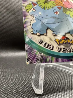1999 Topps Pokemon TV Edition Series 1 - Venusaur #03 - Black Topps Logo - Image 4