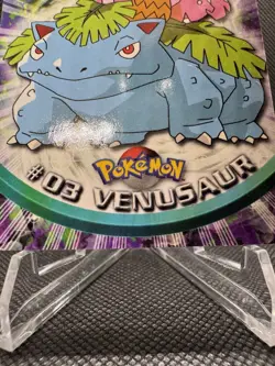 1999 Topps Pokemon TV Edition Series 1 - Venusaur #03 - Black Topps Logo - Image 5