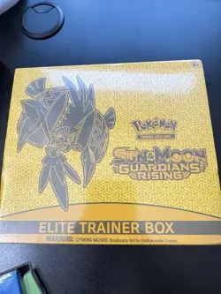 2017 POKEMON TCG SUN & MOON GUARDIANS RISING ETB ELITE TRAINER BOX SEALED B - Image 1