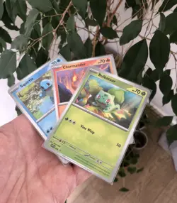 SVP 046 Bulbasaur - 047 Charmander - 048 Squirtle - Pokemon 151 Promo Holo Set - Image 1