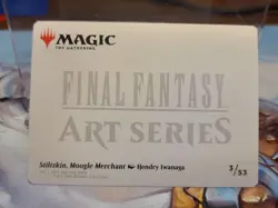 #3 Stiltzkin, Moogle Merchant Hendry Iwanaga Final Fantasy Art Series MTG Card - Image 2