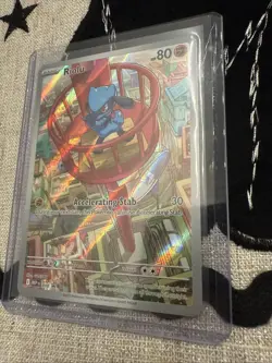 Mega Evolutions Riolu 010 Black Star Promo Pokemon Card Near Mint - Image 1