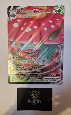 Pokemon Venusaur VMAX SWSH102 Black Star Promo Card (JUMBO) - Image 1