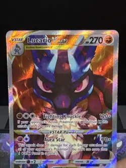 Pokemon Card Lucario VSTAR SWSH291 Crown Zenith ETB Promo Near Mint - Image 2
