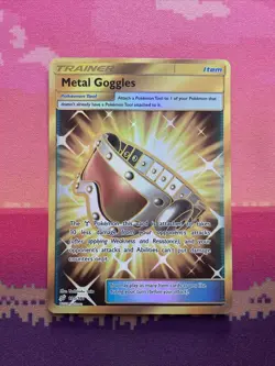 Pokemon Card Metal Goggles 195/181 Secret Rare Team Up Near Mint - Image 1