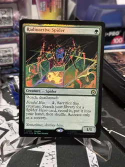 MAGIC MTG MARVEL SPIDER-MAN 0285 RADIOACTIVE SPIDER-MAN FOIL PROMO - Image 2