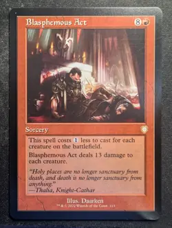 Blasphemous Act - The Brothers' War Commander (MTG) - Image 1