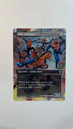 MTG Marvel Spider-Man Web-Warriors Borderless 0203 Full Art - Image 1