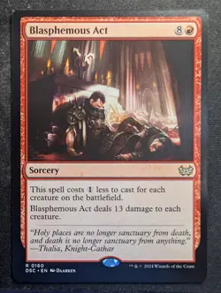 Blasphemous Act - Duskmourn Commander (MTG) - Image 1