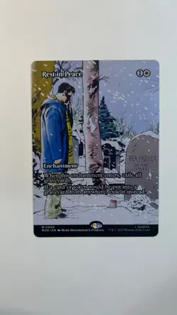 MTG Marvel Spider-Man Rest in Peace Borderless 0006 Full Art Magic the Gathering - Image 1