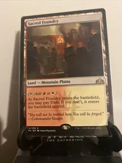 MTG Guilds of Ravnica Sacred Foundry MINT - Image 1
