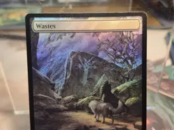0309 Wastes Colorless Full Art Foil Final Fantasy NM MTG Card Basic Land FIN - Image 2