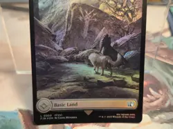 0309 Wastes Colorless Full Art Foil Final Fantasy NM MTG Card Basic Land FIN - Image 3