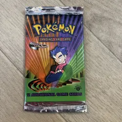 Pokemon - First Edition - Gym Challenge Booster Pack SEALED UNWEIGHED - Image 1