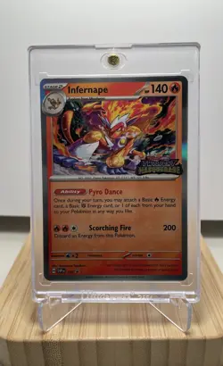 Pokemon TCG Infernape 116 Black Star Promo Twilight Masquerade Stamped Holofoil - Image 1