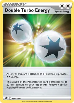 Double Turbo Energy 151/172 Sword & Shield Brilliant Stars BRS Pokemon TCG - Image 1