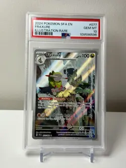 PSA 10 Gem Mint Fraxure Illustration Rare Shrouded Fable 077/064 Pokemon - Image 1