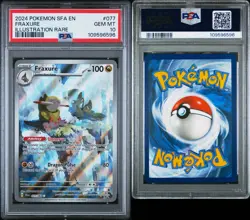PSA 10 Gem Mint Fraxure Illustration Rare Shrouded Fable 077/064 Pokemon - Image 5