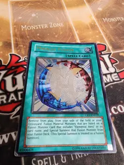 YuGiOh MIRACLE FUSION CRV-EN039 Ultimate Rare MP - Image 1